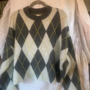 Pringle of Scotland by H&M argyle sweater.
